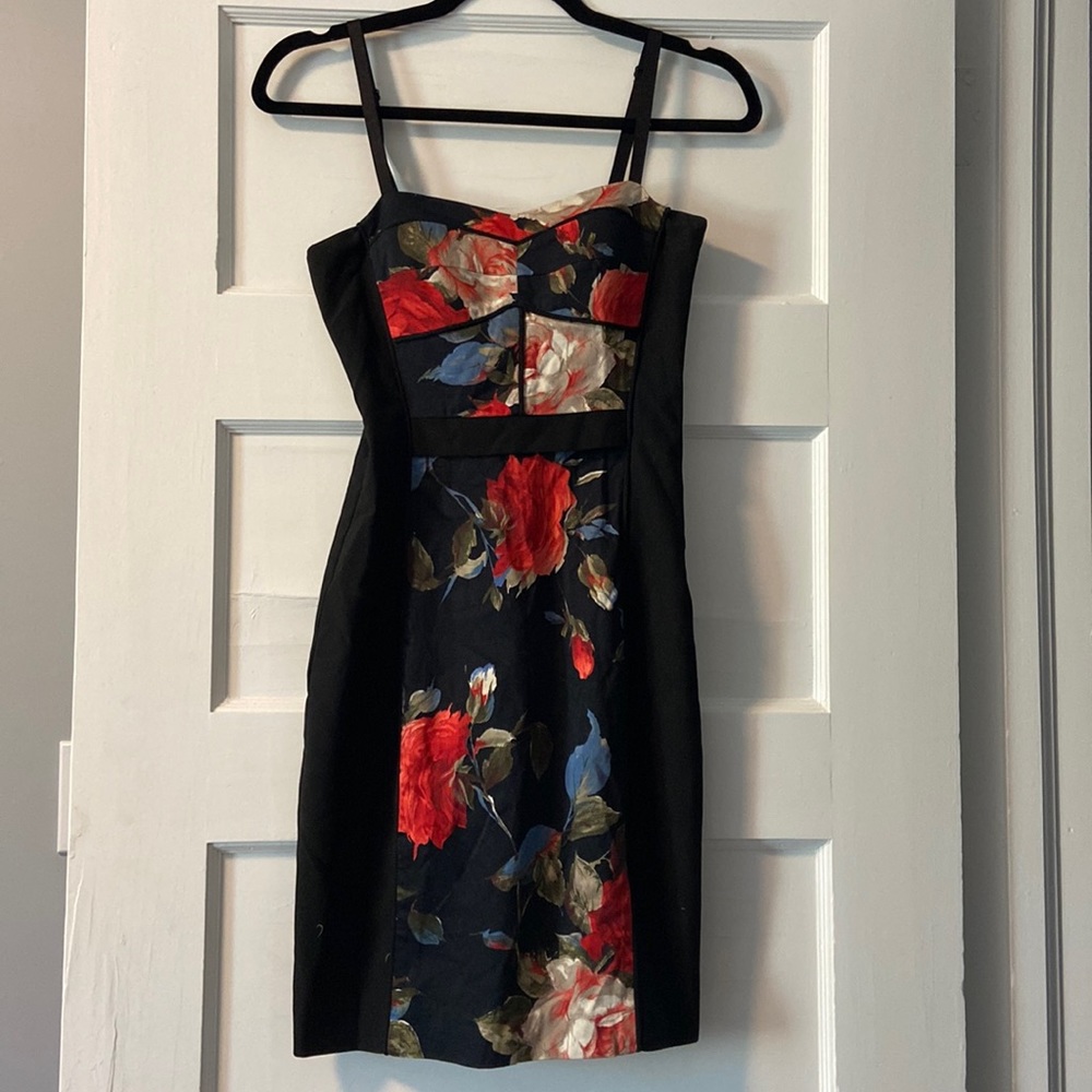 Black Halo Bustier Dress